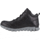 Reebok Sublite Cushion Work Shoe Alloy Toe Athletic Mid Cut - Womens, Black, 7, Medium, 690774454507