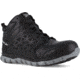 Reebok Sublite Cushion Work Shoe Alloy Toe Athletic Mid Cut - Womens, Black, 7, Medium, 690774454507