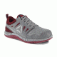 Reebok ZPRINT Athletic Oxford, Steel Toe Work Shoe - Womens, Gray/Burgundy, 10.5M RB253-GreyandBurgundy-10.5-Womens-M