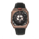 Reign Asher Automatic Sapphire Crystal Leather-Band Watch, Brown/Black, One Size, REIRN5104