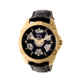 Reign Carlisle Automatic Skeleton Dial Leather-Band Watch, Gold/Black, Standard REIRN4205