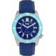 Reign Francis Leather-Band Watch w/Date, Blue, One Size, REIRN6307