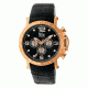 Reign Toretto Men's Watches, Rose Gold Case, Black Dial REIRN3507