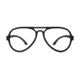 Reks Aviator Eyeglasses, Trivexa Signature, Brown, Single Vision, av-t-triv-sig