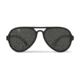 Reks Aviator Sunglasses, Smoke, One Size, av-try-on