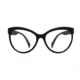 Reks Cat Eye Eyeglasses, HD Polycarbonate Mirrors, Blue, Single Vision, cat-eye-trans-poly-mirrors