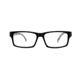 Reks Rectangle Eyeglasses, HD Polycarbonate, Clear, Single Vision, rec-eg-hd-poly