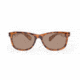 Reks Tortoise Seafarer Sunglasses, Brown, Single Vision, tor-sea-try-on