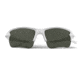 Reks White Sling-Blade Sunglasses, Smoke, Single Vision, w-slibla-try-on