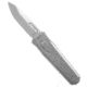 Remette Knife REMETTE RT-Swordfish Reverse Tanto OTF Gravity Knife Ti + Blue/Red CF 3" Satin, Gray, Bohler M390, adult, BHQ-203800
