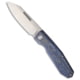 Remette RT-Squirrel Slip Joint Folding Knife, 2.83in, Bohler M390 Stainless Steel, Sheepsfoot Blade, Titanium, Blue Handle, Blue/Gray, 7.09 inch, BHQ-217187