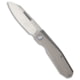 Remette RT-Squirrel Slip Joint Folding Knife, 2.83in, Bohler M390 Stainless Steel, Sheepsfoot Blade, Titanium, Gray Handle, Gray/Gray, 7.09 inch, BHQ-217186