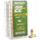 Remington 22 Short .22 Long Rifle 27 Grain Lead Hollow Point Brass Cased Pistol Ammo, 50 Rounds, R21003