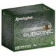 Remington Subsonic .22 Long Rifle 40 Grain Hollow Point Brass Cased Rimfire Ammo, 225 Rounds, 21249