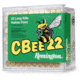 Remington CBee 22 .22 Long Rifle 33 Grain Truncated Hollow Point Brass Cased Rimfire Ammo, 100 Rounds, 21119