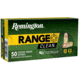 Remington Range Clean 9mm Luger 115 Grain Flat Nose Enclosed Base Brass Cased Centerfire Pistol Ammo, 50 Rounds, 27681