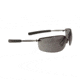 Remington T-82 Metal half frame safety glasses - Metal/Smoke, One Size T82-20C