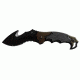 Renegade Tactical Steel G4 Claw Fixed Blade Knife, Green RT107