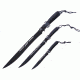 Renegade Tactical Steel Strike Force Tri-Shadow Machete Set, Black RT133