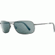 Reptile Sun Gomek Sunglasses, Dark Gunmetal Frame, Titanium Black/Glass Lens, Polarized, GOMBDG