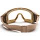 Revision Desert Locust Military Goggle System, Tan w/ Clear &amp; Smoke Lenses 4-0309-9531