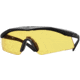 Revision Large Sawfly Shooting Glasses, Black Frame, Yellow Hight-Contrast Lens, Black, 4-0077-0121