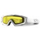 Revision Snowhawk Basic Goggle System w/ Yellow High-Contrast Lens, White Frame, 4-0100-0011