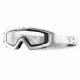 Revision Snowhawk Basic Goggle System w/ Clear Lens, White Frame, 4-0100-0007