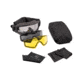 Revision Snowhawk Goggle System Deluxe Kit, Clear/Smoke/Yellow Lens, Black Frame, 4-0101-0003