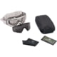 Revision I-VIS Snowhawk Ballistic Goggle System Essential Kit, Clear/Smoke Lens, White Frame, 4-0101-0002