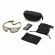 Revision Unisex Shadowstrike Ballistic Sunglass Basic, Tan, w/ Polarized Lens 4-0750-0008