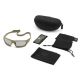 Revision Unisex Shadowstrike Ballistic Sunglass Basic, Tan, w/ Polarized Lens, 4-0750-0008