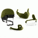 Revision Viper A1 Helmet - Complete System 1Nvg, Olive Green, Small 4-0516-9781