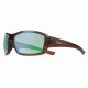 Revo Bearing Sunglasses, Matte Brown Frame, Green Water Lens RE4057-02-GN