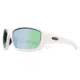 Revo Bearing Sunglasses, Matte White Frame, Green Water Lens RE4057-09-GN
