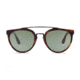 Revo Buzz Sunglasses, Honey Matte Tortoise Frame, Custom Green Lens, Polarized, RBV 1006 02 BGR