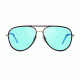 Revo Carlisle Sunglasses, Gold Frame, Blue Water Lens, Polarized, RE 1030 04 GBL
