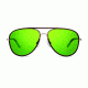 Revo Carlisle Sunglasses, Gold Frame, Green Water Lens, Polarized, RE 1030 04 GGN