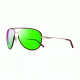 Revo Carlisle Sunglasses, Gold Frame, Green Water Lens, Polarized, RE 1030 04 GGN