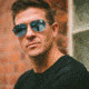 Revo Conrad Sunglasses - Men's, Chrome Frame, Blue Water Lens, Medium, RE 1106 03 BL
