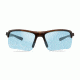 Revo Crux C Single Vision Prescription Sunglasses, Brown Woodgrain Frame, Polarized, RE 1021 02 BLSV
