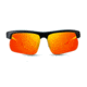 Revo Cusp S Global Fit Sunglasses, Matte Black Frame, Solar Orange Lens, Polarized, RE 1025GF 01 OG