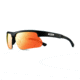 Revo Cusp S Global Fit Sunglasses, Matte Black Frame, Solar Orange Lens, Polarized, RE 1025GF 01 OG
