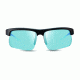 Revo Cusp S Single Vision Prescription Sunglasses, Black/Blue Frame, Polarized, RE 1025 15 BLSV