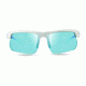 Revo Cusp S Single Vision Prescription Sunglasses, White Frame, Polarized, RE 1025 09 BLSV