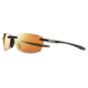 Revo Descend E Global Fit Sunglasses, Black Frame, Solar Orange Lens, Polarized, RE 4060GF 01 OG