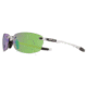 Revo Descend E Global Fit Sunglasses, Crystal Frame, Green Water Lens, Polarized, RE 4060GF 09 GN