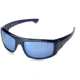 Revo Dash Single Vision Prescription Sunglasses, Crystal Blue Frame, Polarized, RE 5006X 05 BLSV