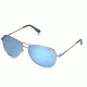 Revo Johnston Progressive Prescription Sunglasses, Satin Silver Frame, Polarized, RE 5015 03 BLPR