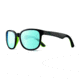 Revo Kash Single Vision Prescription Sunglasses, Black/Green/Blue Frame, Polarized, RE 1028 01 BLSV